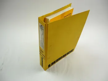 Liebherr L507 Z Stereolader Typ 427 Ersatzteilliste Parts List Ersatzteilkatalog 1997