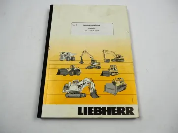 Liebherr L524 Radlader 438 Betriebsanleitung Bedienungsanleitung Wartung