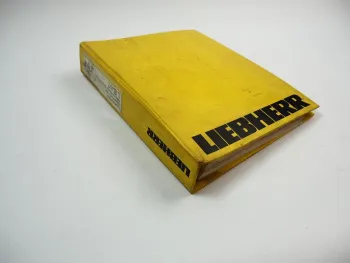 Liebherr L541B Radlader Typ289 Ersatzteilliste Parts List Ersatzteilkatalog 1995