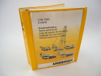 Liebherr LTM 1050-04 Mobilkran Ersatzteilliste Ersatzteilkatalog 2003