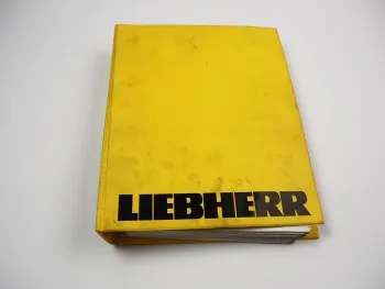 Liebherr R912 SL Typ 417 Ersatzteilliste Spare Parts List Ersatzteilkatalog 1997