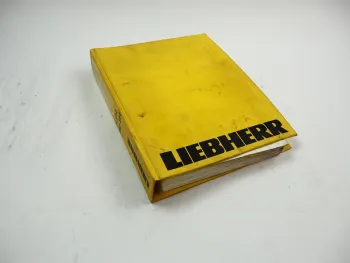 Liebherr R942 HDS Litronic Typ 382 Ersatzteilliste Spare Parts List Ersatzteilkatalog 1993
