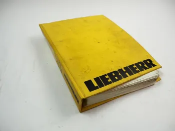 Liebherr R942 HDS Litronic Typ 382 Ersatzteilliste Spare Parts List Ersatzteilkatalog 1994