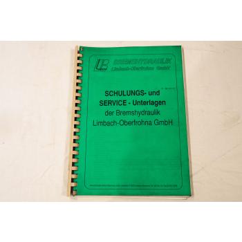 Limbach-Oberfrohna Bremshydraullik Schulung Service Werkstatthandbuch