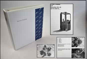 Linde E 10 Typ 334-03 Stapler Service Training Werkstatthandbuch