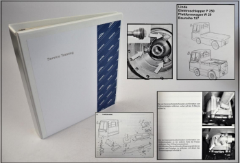 Linde P250 W20 Typ 127 Service Training Werkstatthandbuch 2002