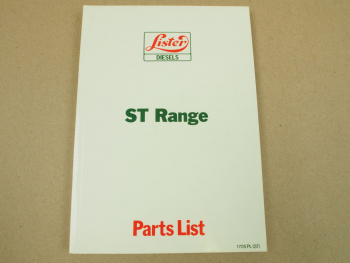 Lister ST Range diesel engine Parts List 1983 Ersatzteilliste in englisch