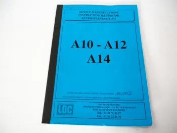 LOC A10 A12 A14 Hubwagen Betriebsanleitung Ersatzteilliste Stromlaufplan