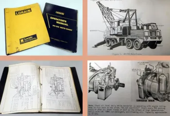 Lorain MC-330 Crane Operators Manual, Parts Catalog ca 1965/70