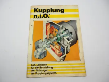 LuK Kupplungen Leitfaden Störungsbeseitigung für PKW LKW Schlepper 1988