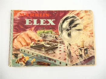 Märklin ELEX Metallbaukasten Elektrik Spielzeug Anleitungsheft 1959