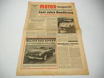 Maico Motor Magazin Werkszeitschrift ca. 1958 Motorrad PKW Maiko 500 Pfäffingen