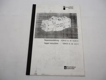 Mannesmann Rexroth A20VLO 190 - 260 Axialkolbenpumpe Werkstatthandbuch 1999