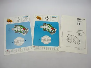 Mannesmann Rexroth A2F Konstantmotor Werkstatthandbuch 1989