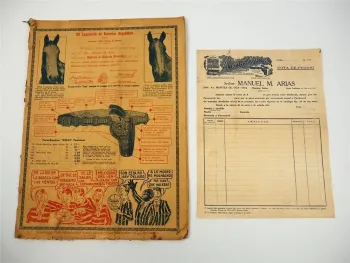 Manuel Arias Buenos Aires Argentinien Sattlerei Waffen Katalog 1930