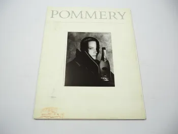 Mappe Champagne Pommery mit 20 Blättern nach Künstlerfotos 31 x 40 cm