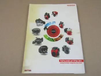 Mappe Honda Motoren Kurzanleitung 2010-2011 Poster Inspektionen Prospekt