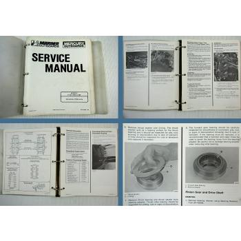 Mariner Mercury 135 150 175 200 Outboards Service Manual 1989