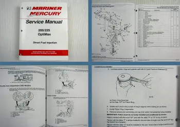 Mariner Mercury 200 250 OptiMax Direct Fuel Injection DFI Service Manual