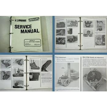 Mariner Mercury 4 5 102cc Sail Power Engine Outboards Service Manual 1990
