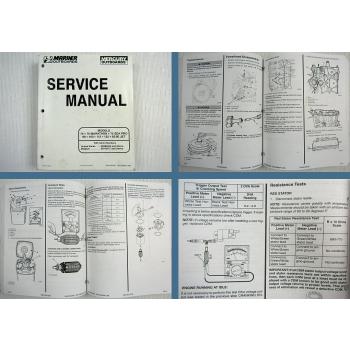 Mariner Mercury 75 Sea Pro Marathon 90 100 115 125 65 / 80 Jet Service Manual
