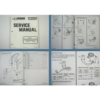 Mariner Mercury 8 9.9 4-Stroke Outboard Service Manual 1994