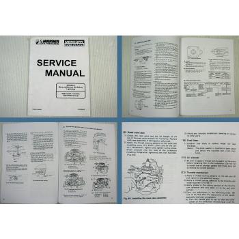 Mariner Mercury Models 30 430cc Lightning Outboard Service Manual 1997