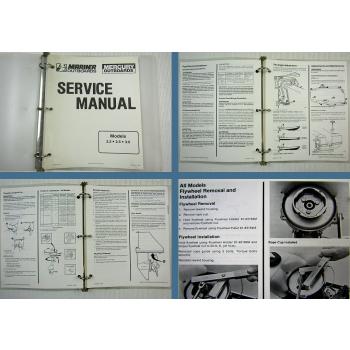 Mariner Mercury Outboards 2.2 2.5 3.0 Service Manual 1990