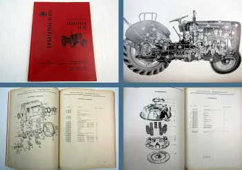 Massey Ferguson FE 35 Schlepper Traktor Ersatzteilliste Ersatzteilkatalog 1959