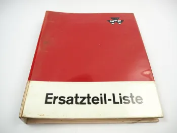 Massey Ferguson MF 133 135 140 Super Traktor Ersatzteilliste Parts List 1972
