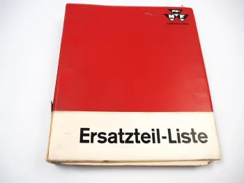 Massey Ferguson MF 133 Super 135 Standard Weinberg Ersatzteilliste Ersatzteilkatalog 1976