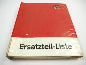 Massey Ferguson MF 165 168 185 188 Traktor Ersatzteilliste Parts List 1977