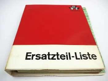 Massey Ferguson MF 178 178-4 Traktor Ersatzteilliste 1971
