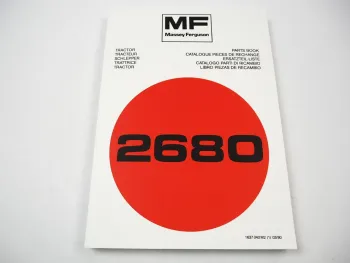 Massey Ferguson MF 2680 Traktor Ersatzteilliste Parts List Pieces de Rechange Ricambio