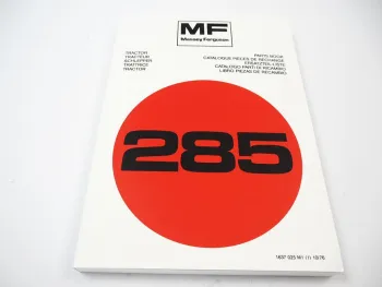 Massey Ferguson MF 285 Ersatzteilliste Parts Book Catalogue pieces de rechange