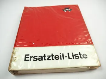 Massey Ferguson MF 285 Traktor Tracteur Ersatzteilliste Parts List 1976
