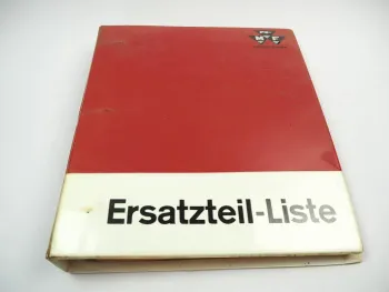 Massey Ferguson MF 30 Traktor Ersatzteilliste 1964