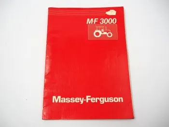 Massey Ferguson MF 3050 3060 3070 3080 3090 Schlepper Produktinformation 1986
