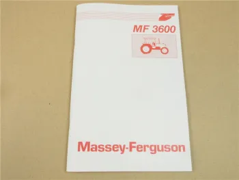 Massey Ferguson MF 3610 3630 3650 Betriebsanleitung