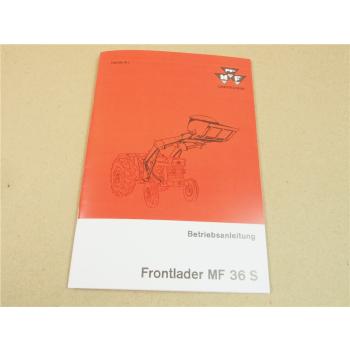 Massey Ferguson MF 36S Frontlader Betriebsanleitung am 133 135 155 165 177 178