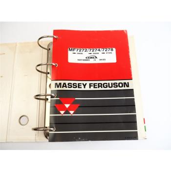 Massey Ferguson MF 7272 7274 7278 Cerea Ersatzteilliste Parts List 2003