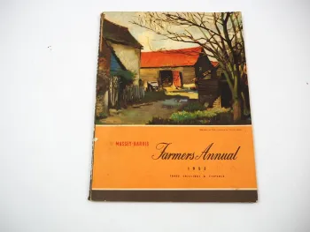 Massey Harris Farmer Annual 1952 Jahrbuch Traktor Mähdrescher Landtechnik