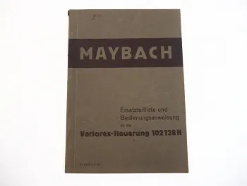 Maybach Variorex Steuerung im Sd.Kfz.10 Demag D7 Bedienung ETL 1942 Wehrmacht