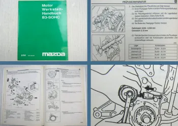 Mazda 323 BA Demio B3 SOHC Motor Werkstatthandbuch Reparaturanleitung 1994