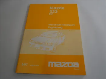 Mazda 323 RF Ergänzung Werkstatthandbuch 1997 Reparaturanleitung Stromlaufpläne