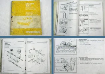Mazda 323 Werkstatthandbuch B6 DOHC PN Diesel Motor Reparaturanleitung 1986