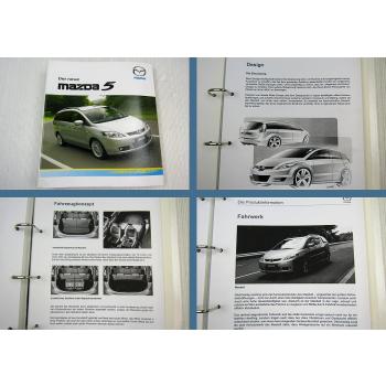 Mazda 5 Typ CR 1. Generation Produkteinführung Modellvorstellung