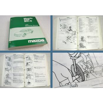 Mazda 626 4th MX-6 2nd generation Workshop Manual 1993 Type GE GE6