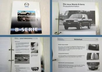 Mazda B-Serie Typ UN ab 1998 Produktinformation Kundendienst