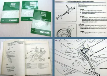 Mazda B2500 B2600 Werkstatthandbuch Schaltpläne 1996 - 1999 Reparaturhandbuch